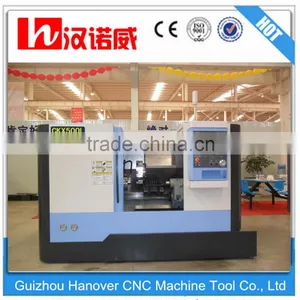 Low Cost Cnc Lathe Machine CKX500L With 10'' Hydraulic Chuck Servo Spindle Motor Hydraulic Tool Turret thumbnail-2