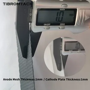 MMO Titanium Anode Mesh With Ruthenium-Iridium Coating and Cathode Electrolytic Plate Without Coating for Water Ionizer thumbnail-5