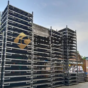 Dust-Proof Stackable Folding Plastic Crates for High-Standard Warehouse Storage Solutions thumbnail-3