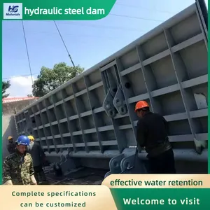 Hydraulic Flap Gate Dam, River Dam, Manufacturer, Simple Structure, Customizable According to Drawings thumbnail-1
