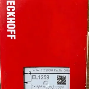 Beckhoff EL1259 EtherCAT Digital Input Output Terminal 8DI 8DO 24V DC Multi-Timestamp High-Speed I/O Module thumbnail-3