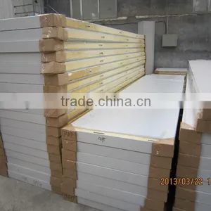 PU Foam Sandwich Panel pu Foam Laminated Fabric Sandwich Panels Manufacturers thumbnail-1