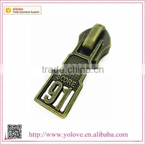 Antique Brass Auto-lock Nylon Zipper Pullers ,nylon Zipper Sliders thumbnail-1