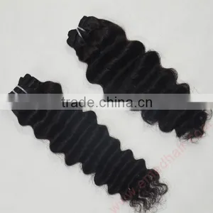 China 2015 New Product Virgin Hair Deep Wave India Human Hair Extension thumbnail-3