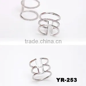 2015 Wholesale Elegant Finger Ring Beautiful Fashion Custom Ring thumbnail-1