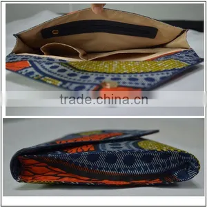 China Hot Selling Women African Wax Prints Fabric Clutch Bag thumbnail-5