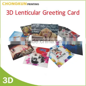 Professional Manufacturer Custom Printing 3D Lenticular Greeting Card 3D Birthday Greeting Card thumbnail-6