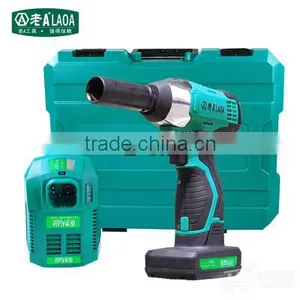 LAOA 16V Electric Impact Electric Wrench Li Battery For Car Repair DIY Using Variable Speed With LED Light and Cordless thumbnail-1