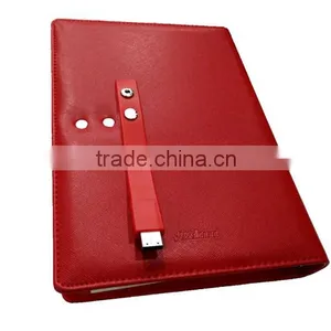 New Arrival A5 6-ring Binder Leather Notebook With Usb Flash Drive thumbnail-5