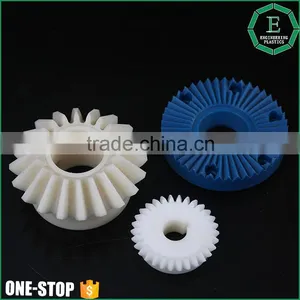 Injection Plastic Modling Type Nylon6 Worm Gears Wheel Plastic Spiral Gear for Various Machines thumbnail-5