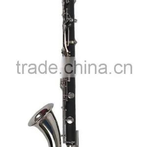 Professional Low E Bass Clarinet Hard Rubber Body Nickel Plated Keys thumbnail-1