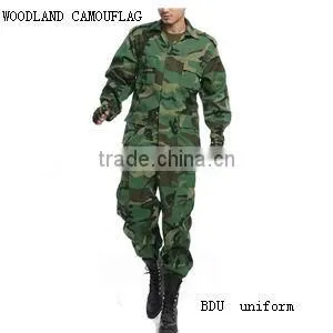 Woodland Camouflage Military Uniform thumbnail-1