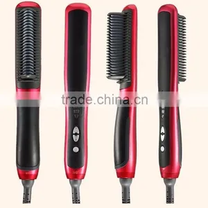 New Electric Ceramic Iron Hair Straighten Comb Profeessional Hair Straightener thumbnail-2