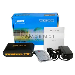 Optical SPDIF / TOSLINK Digital Audio 4x2 True Matrix + Remote Control thumbnail-1