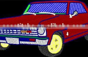 Twill,felt,thread Background Material Fashional Car Custom Iron on Embroidered Hockey Patches thumbnail-3