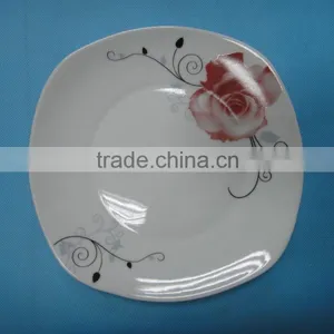 Daily Use Ceramic Porcelain Dishes Plate With Flower Design thumbnail-6