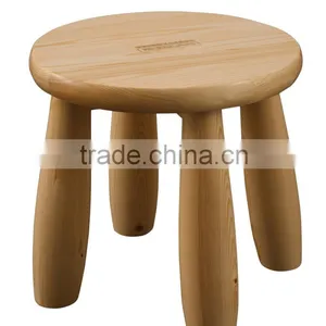 Wooden Kids Small Round Chair for Kingdergarten Children#SP-P010 thumbnail-2