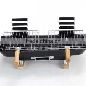 Fashion Folding Portable Charcoal Hanging Bbq Grill thumbnail-2