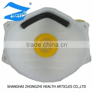 Disposable 3 Layer Non Woven Material Dust Mask FFP1 With Valve thumbnail-2