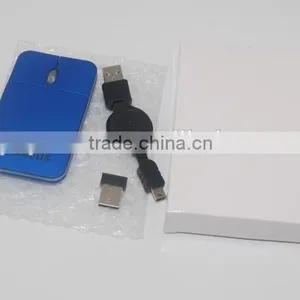 Rechargeable 2.4G Flat Slim Gift Wireless Mouse With Lithium Battery thumbnail-2