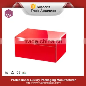 Orange Color Velvet Insert Storage Jewelry Box for Ring thumbnail-4