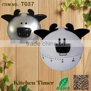 China Stainless Steel Pig Shape Mechanical Kitchen Timer thumbnail-1