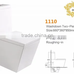Hot Sale Designer Toilets Cheap Ceramic Bathroom Sanitary Ware Toilet Dual Flush Mechanism thumbnail-2