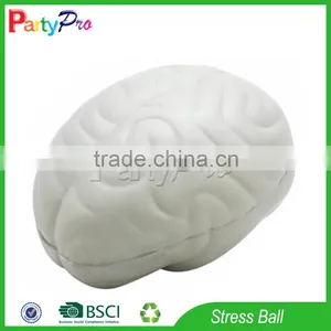 Partypro New Products 2016 OEM Product Custom Brain Shaped Stress Balls With Different Logo thumbnail-1
