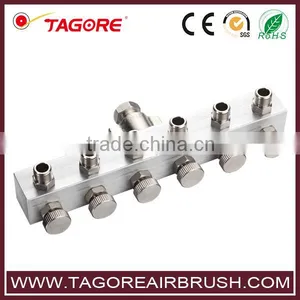 Airbrush Accessories 6 Way Airbrush Manifold thumbnail-1