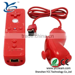 For Wii Nunchuk and Remote Combo for Wii Controller-seven Colors,accept OEM thumbnail-1
