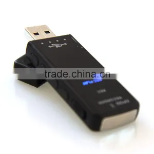 USB Design LED Indicator 8GB Digital Voice Recorder Model Q28 thumbnail-1