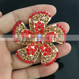 AB Crystal Rhinestone Flower Brooch,Colorful Rhinestone Brooch Pin,Brooches And Pins For Wedding thumbnail-1