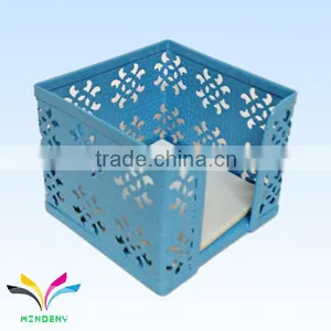 Fasional Embossing Blue Metal Wire Counter Office Desktop Memo Holder thumbnail-1