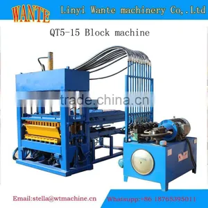 QT5-15 Bulding Brick Mould Vibrating Table Concrete Machine thumbnail-1
