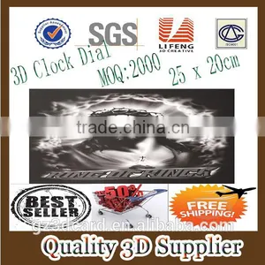 Guangzhou Lifeng 3D Clock Dials, 3D Wall Clock Dials for Decoration, Lenticular 3D Clocks Parts thumbnail-1
