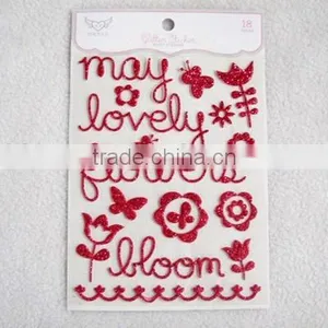 Flower Glitter Sticker thumbnail-1