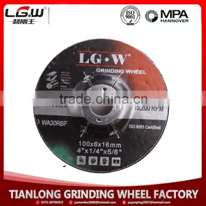 H134 T27-100X6X16mm Good Quality Black/red Grinding Wheel for Metal/inox thumbnail-3