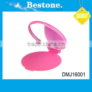 Cheap Small Round Plastic Cosmetic Pocket Mirror thumbnail-1
