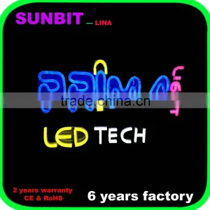 Smd 8*20mm Digital Business Christmas Lights Led Neon Lighted Address Sign thumbnail-1