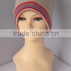 High Quality Elegant Design 100% Acrylic Beanie With Custom Label thumbnail-3