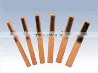 Polishing Brass Wire Beech Handle Brass Steel Wire Brush thumbnail-1
