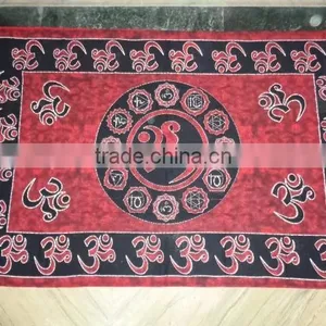 New om Printed Bedsheets Tapestry thumbnail-2