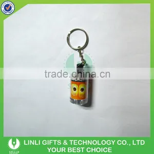 Promotional Plastic Key Chain Torch, Key Chain Lamp, Keychains Lamp thumbnail-2