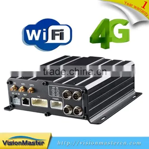 High Definition 720P 4ch HDD GPS 3G WIFI Hotspot Mobile DVR thumbnail-3