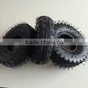Tire 4.10x3.50-4 Steel Wheel Green 4 Ply 340-4 Tyre for Wheelbarrow thumbnail-5
