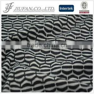 Jiufan Textile Yarn Dyed Fabric Knitted Fabric Supplier High Qty Polyester Rayon Fabric Supplier thumbnail-1