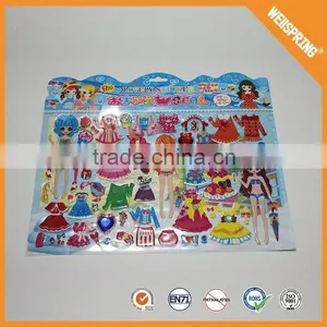 Cute Cartoon Superior Fancy Kids Room Decoration 3d Puffy Sticker thumbnail-1