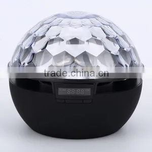 Mini Digital Bluetooth Speaker With 3 Colors Led Light thumbnail-1