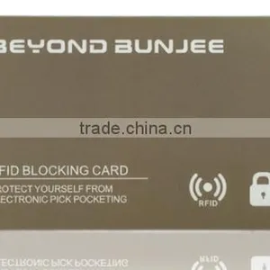 Customized Design Programmable Rfid Blocking Shield Guard Card thumbnail-1