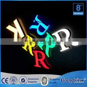 Customized Front Light Led Acrylic Alphabet Letter thumbnail-2